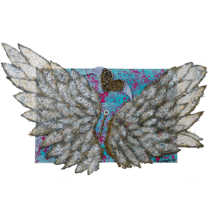 Angel's wings protect you from adversity