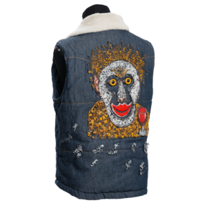 Monkey with a glass of miraculous nectar