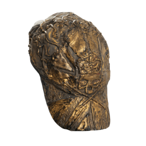 Golden skull