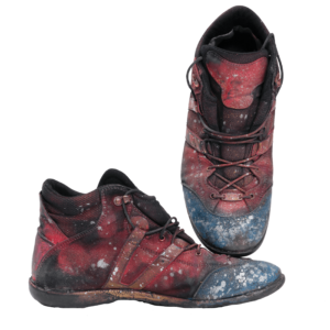 Red and blue festive