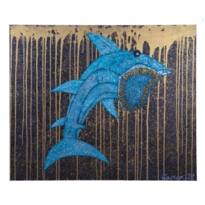 Shark of colorful desires
